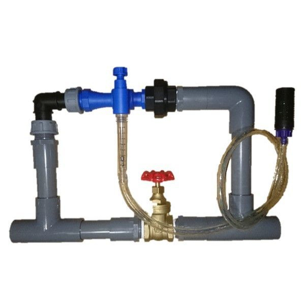 サンフレックスAQUA液肥注入器ブルーインジェクター（流量計付）SQ-50-R