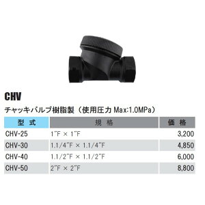 �`���b�L�o���u�������i�g�p����Max:1.0MPa�jCHV-25 1F × 1F