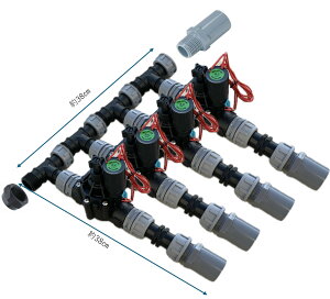 �d����SV-C25�@AC24V�i�g�p���́F 0.06MPa �` 0.8MPa�j���r�z�Ǒg���L�b�g4�n���i���r�p�C�vVP25�ڑ��j