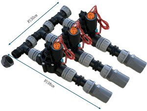 �d����SV-C25�@DC24V�i�g�p���́F 0.06MPa �` 0.8MPa�j���r�z�Ǒg���L�b�g3�n���i���r�p�C�vVP25�ڑ��j