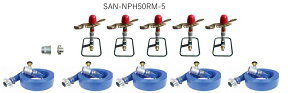�ȈՌ^�@�ʎ����I����p�x�X�v�����N���[�z�[�X�Z�b�g50�Ӂ|5�{���@SAN-NPH50RM-5