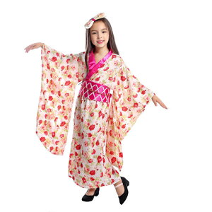 子供の着物男の子女の子親子ハロウィン伝統浴衣小中大童民族舞台出演衣装です