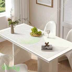 テーブルマット テーブルクロス ビニール 防水 PU製レザー デスクマット テーブルカバー 北欧風 四季通用 お手入れ簡単 おしゃれ 長方形 正方形 滑り止め 防水