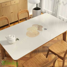 PVC製 テーブルクロス テーブルマット デスクマット マット テーブルカバー 撥水加工 耐久 汚れ防止 長方形 無地 お手入れ簡単 手入れ簡単 防水 北欧 おしゃれ