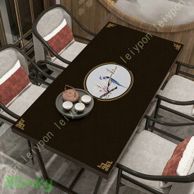 レザー デスクマット オフィス アクセサリー用 PU製 テーブルクロス テーブルマット デスクパット 撥水 北欧 おしゃれ 黒 高密度 手入れ簡単 汚れ防止