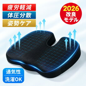 【2026年改良モデル＊mybest1位受賞】Baiinin クッション 椅子クッション 座布団 シートクッション お尻 クッション ゲルクッション イス用クッション 低反発クッション チェアパッド 腰痛 姿勢矯正 高通気性 カバー洗える 滑り止め付き お尻が痛くならない オフィスチェア