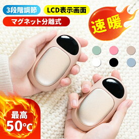 【楽天1位＊2025年最新型＊2個セット】充電式カイロ 電気カイロ 2個セット 磁気カイロ ポケットカイロ 充電カイロかいろ コンパクト 速暖 ハンドウォーマー 通勤 通学 アウトドア カイロ 充電式 携帯カイロ おしゃれ 防災 防寒 プレゼント HAGOOGI