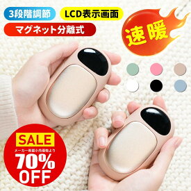 【楽天1位】充電式カイロ 電気カイロ 2個セット 磁気カイロ ポケットカイロ 充電カイロかいろ コンパクト 速暖 ハンドウォーマー 通勤 通学 アウトドア カイロ 充電式 携帯カイロ おしゃれ 防災 防寒 プレゼント HAGOOGI プレゼント 贈り物