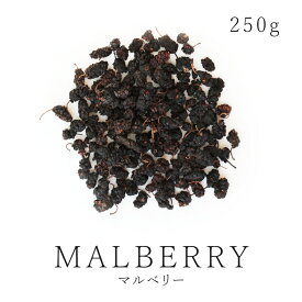 マルベリー 桑の実 250g 高品質 無添加 農薬不使用 ドライフルーツ mulberryスーパーフード ブラックマルベリー 黒桑の実 ナチュラル 砂糖不使用 無漂白 ヴィーガン グルテンフリー 保存食 非常食 送料無料大容量 お得用 送料無料