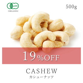 【19％OFF】楽天第1位獲得カシューナッツ 500g 生 無添加 オーガニック 有機JAS 最高級大粒 おつまみ おやつ ヴィーガン グルテンフリー 無塩 無油 保存食 非常食 送料無料食 大容量 お得用 業務用 サンタローサ