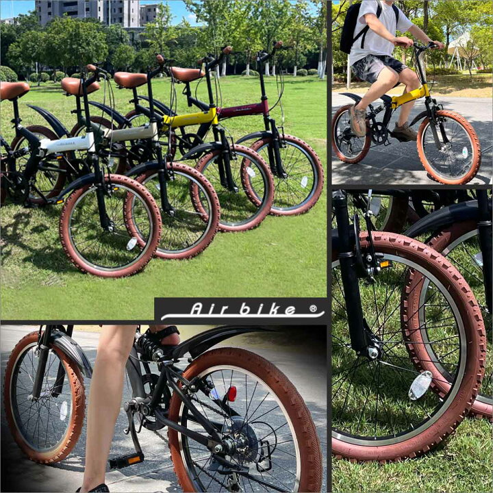 楽天市場】折りたたみ自転車 20インチ マウンテンバイク シマノ 6段 