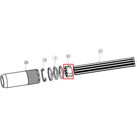 吉田工作所 ニードルホルダー (3mm） ニードルスケーラ YNS-1L用交換部品 HA00352100 Yoshida Tools【送料無料】