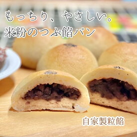 ほっと心ほどけるグルテンフリー 米粉のつぶ餡パン 米粉のつぶ餡パン　5、10、15、20個セット 天然生酵母 ヴィーガン 福岡産米粉100％　 小麦粉 卵 乳製品 動物性食品、 アレルゲン28品目不使用 食品添加物不使用　焼成冷凍パン