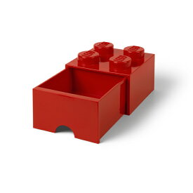 LEGO レゴ レゴブリック ドロワー4 ブライトレッド 引き出し 子ども レゴブロック 収納 おもちゃ箱 5711938029418 40051730 【国内代理店正規品】