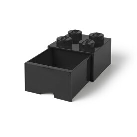 LEGO レゴ レゴブリック ドロワー4 ブラック 引き出し 子ども レゴブロック 収納 おもちゃ箱 5711938029449 40051733 【国内代理店正規品】