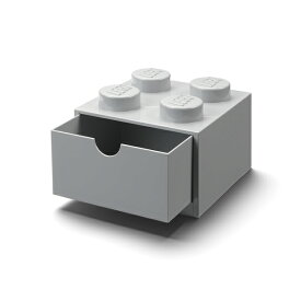 LEGO レゴ デスクドロワー4 グレー 引き出し 収納 小物入れ 卓上 机上 入学祝い オフィス 会社 誕生日 40201740 5711938032005