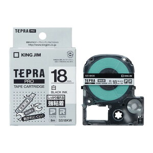 �e�v��PRO�e�[�v�J�[�g���b�W 18mm ���S���^�C�v ��/������ SS18KW KING JIM �L���O�W��