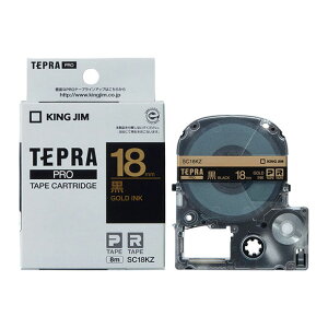 �e�v��PRO�e�[�v�J�[�g���b�W 18mm �J���[���x��(�p�X�e��) ��/������ SC18KZ KING JIM �L���O�W��