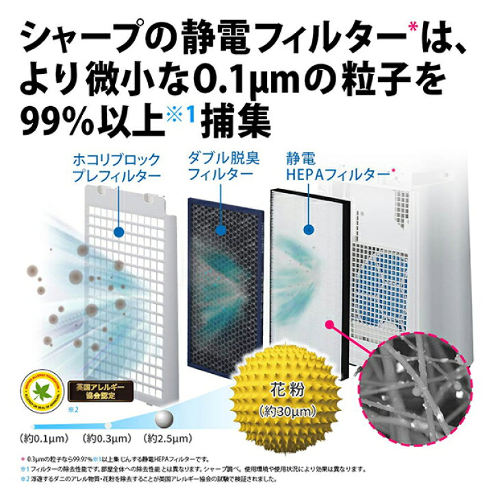 楽天市場】【対象店限定1000円クーポン配布】加湿空気清浄機 プラズマ 