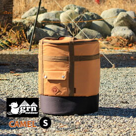 HIASOBI CAMPER STOVE CASE S CAMEL ストーブケース 収納 キャメル ギアケース GO1424F-S-CM grn outdoor ジーアールエヌ アウトドア