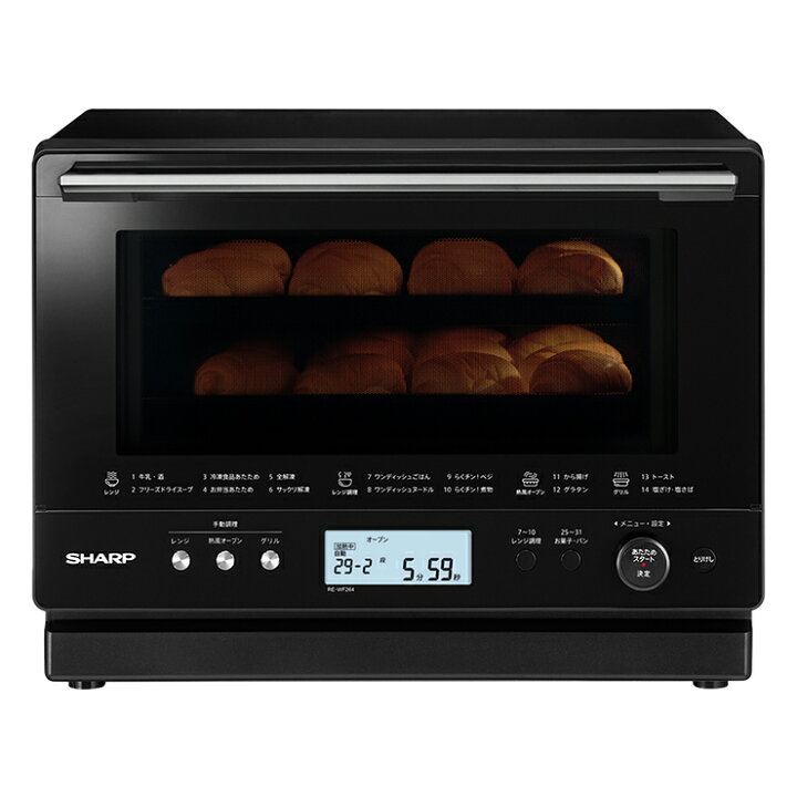 楽天市場】過熱水蒸気オーブンレンジ 26L ブラック系 RE-WF264-B SHARP  