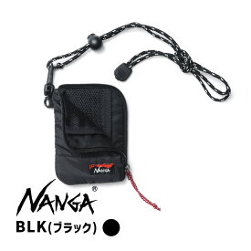 COIN CASE BLK コインケース ブラック 財布 小物入れ 4938101094276 ナンガ NANGA 正規販売店 鍵 カードケース メンズ レディース アウトドア フェス ポーチ 小銭入れ 軽量 軽い ストラップ 持ち運び シンプル おしゃれ