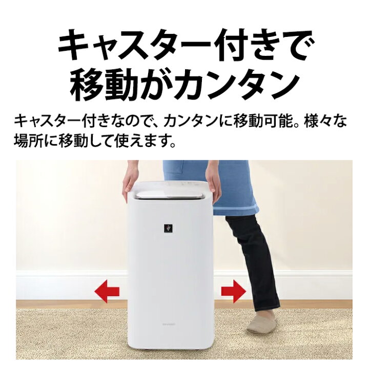 楽天市場】除加湿空気清浄機 ホワイト系 プラズマクラスター25000 KI  