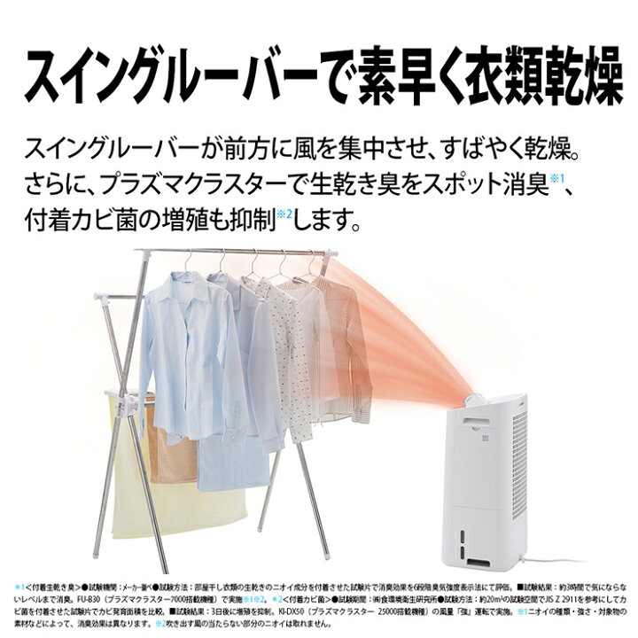 楽天市場】除加湿空気清浄機 ホワイト系 プラズマクラスター25000 KI 