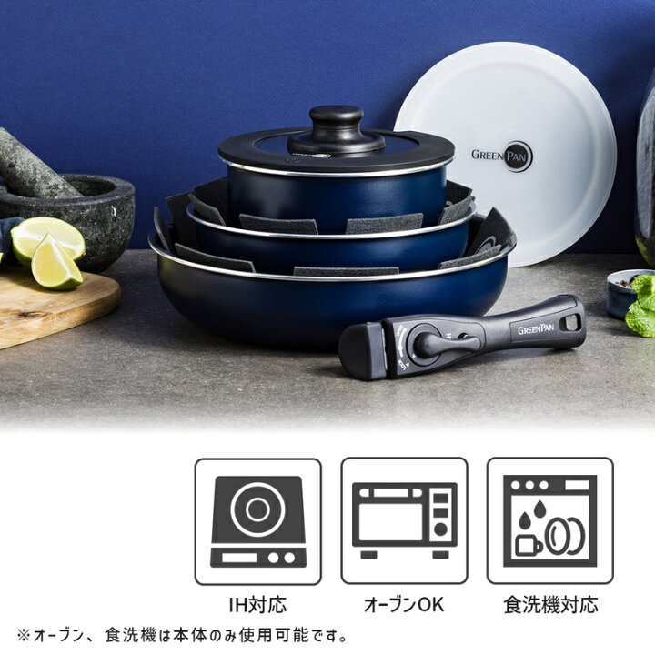 楽天市場】フライパンセット クリックシェフ 8点セット  