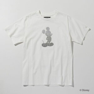 1PIU1UGUALE3 RELAX�y MICKEY / �~�b�L�[ �z GRADIENT RHINESTONE T-SHIRT