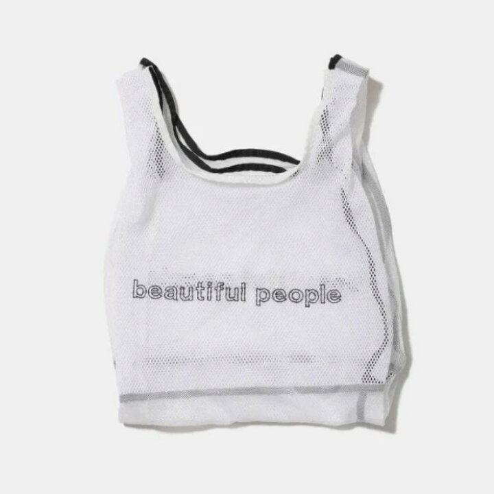 楽天市場】【残各1点】beautiful people contour logo flip mesh bag 