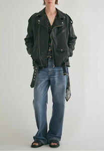 �y�c36 1�_�zbeautiful people shrink leather relax riders jacket �r���[�e�B�t�� �s�[�v�� ���U�[ �W���P�b�g