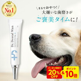 【4月20日限定★P10倍＆LINE20%OFFクーポン】 ドクターデンタルワン 30g 1ヶ月分 犬 歯磨き 歯磨きジェル はみがき 歯石 犬口ケア 歯ブラシ 小型犬 愛犬歯磨き 愛犬デンタルケア 簡単 はみがき 歯垢 14種 乳酸菌配合 歯石とり 歯磨きペースト 歯石除去 ペット