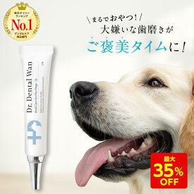 【6/11 01:59まで★最大35%OFF】ドクターデンタルワン 30g 1ヶ月分 犬 歯磨き 歯磨きジェル はみがき 歯石 犬口ケア 歯ブラシ 小型犬 愛犬歯磨き 愛犬デンタルケア 簡単 はみがき 歯垢 14種 乳酸菌配合 歯石とり 歯磨きペースト 歯石除去 ペット