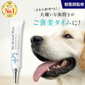 ドクターデンタルワン 30g 1ヶ月分 犬 歯磨き 歯磨きジェル はみがき 歯石 犬口ケア 歯ブラシ 小型犬 愛犬歯磨き 愛犬デンタルケア 簡単 はみがき 歯垢 14種 乳酸菌配合 歯石とり 歯磨きペースト 歯石除去 ペット