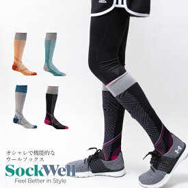 【送料無料】Sockwell [ソックウェル]【SW42W】 PULSE Ladies レディース ソックス 靴下 防臭効果 通気性 温度調整 湿度調整 蒸れない ヘルスケア おしゃれ お家で 在宅 おしゃれ かわいい〔sports-スポーツ フィットネス・ランニング〕