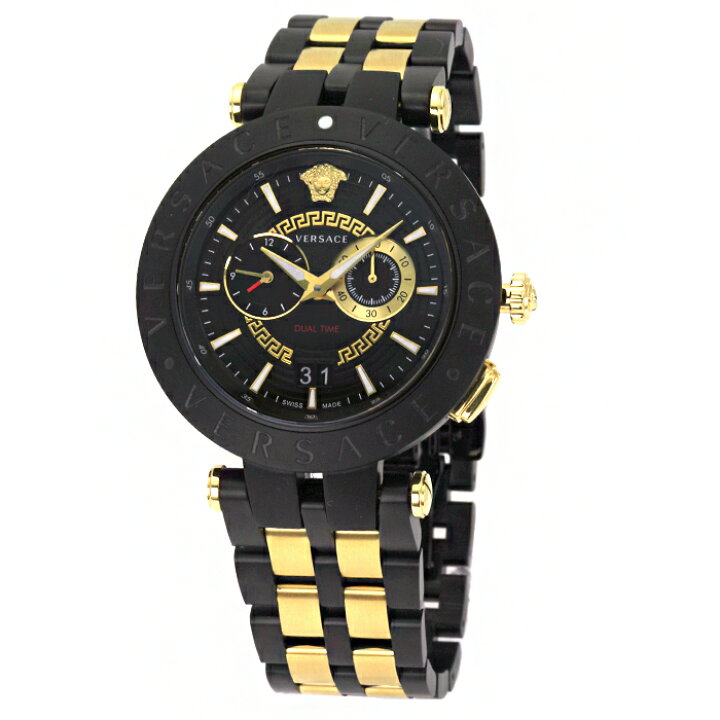 楽天市場】ヴェルサーチェ V-レースデュアルタイム 腕時計 メンズ  
