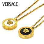 ヴェルサーチェ VERSACE ネックレス ペンダント DG17255DJMR ゴールドカラー ブラック ホワイト アクセサリー レディース 女性 メンズ 男性 金属アレルギー対応 メデューサ ユニセックス