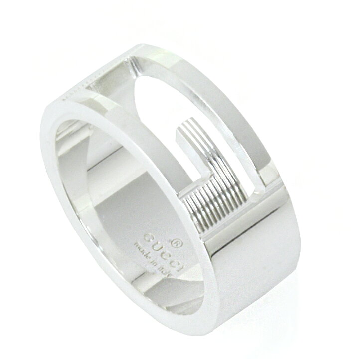 楽天市場】グッチ ブランデッドGリング シルバー925 6号/8号/10号/12号  