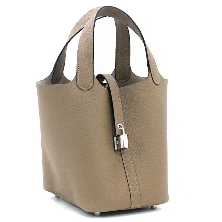 楽天市場】エルメス HERMES ピコタンロックPM 18cm トリヨンモーリス  