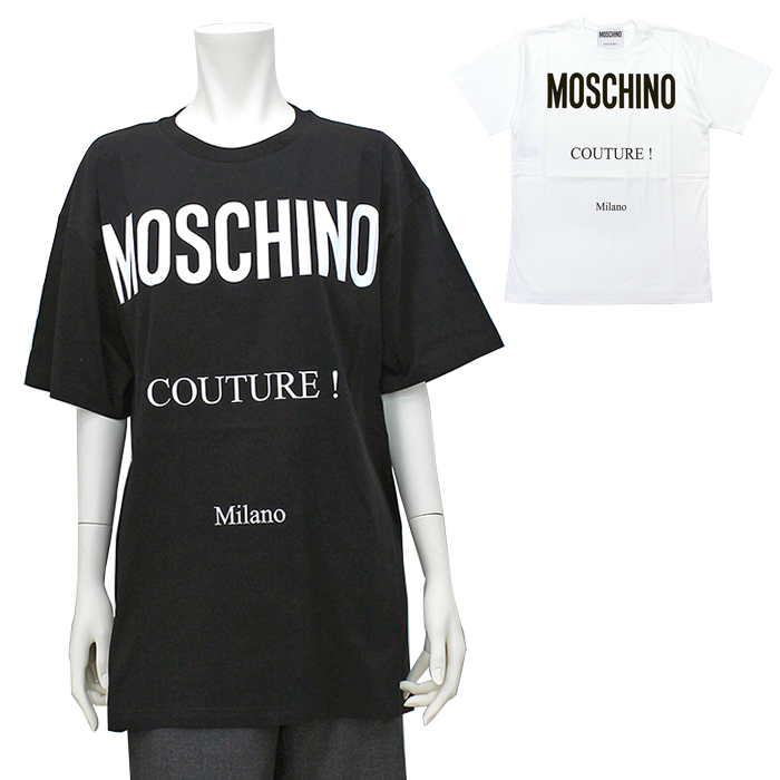 モスキーノクチュール MOSCHINO COUTURE クルーネック半袖Tシャツ 0716 0540 レディース | サントノーレ