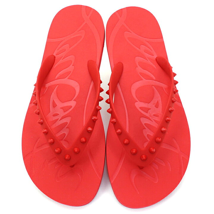 古典 クリスチャン ルブタン Christian Louboutin メンズ ビーチサンダル シューズ 靴black Qdtek Vn