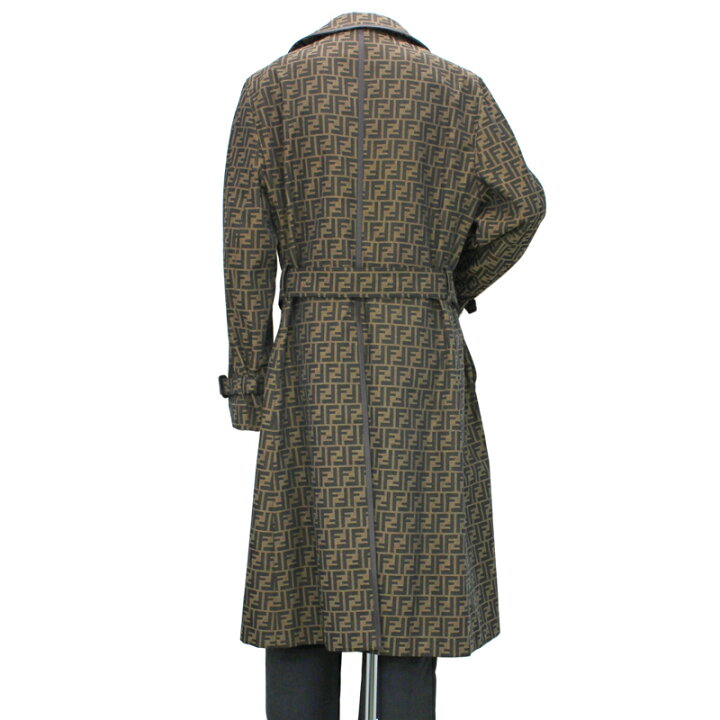 楽天市場】フェンディ FENDI トレンチコート ロングコート CAPPOTTO 