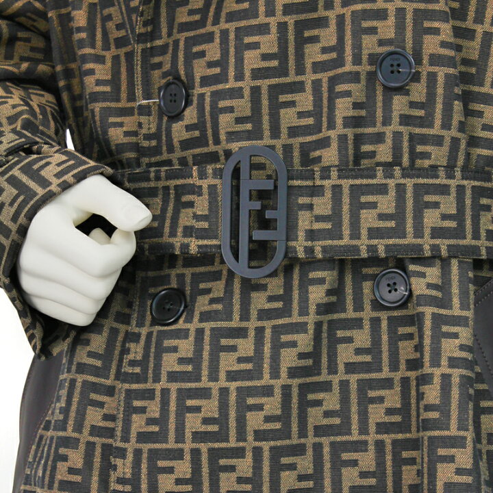 楽天市場】フェンディ FENDI トレンチコート ロングコート CAPPOTTO  