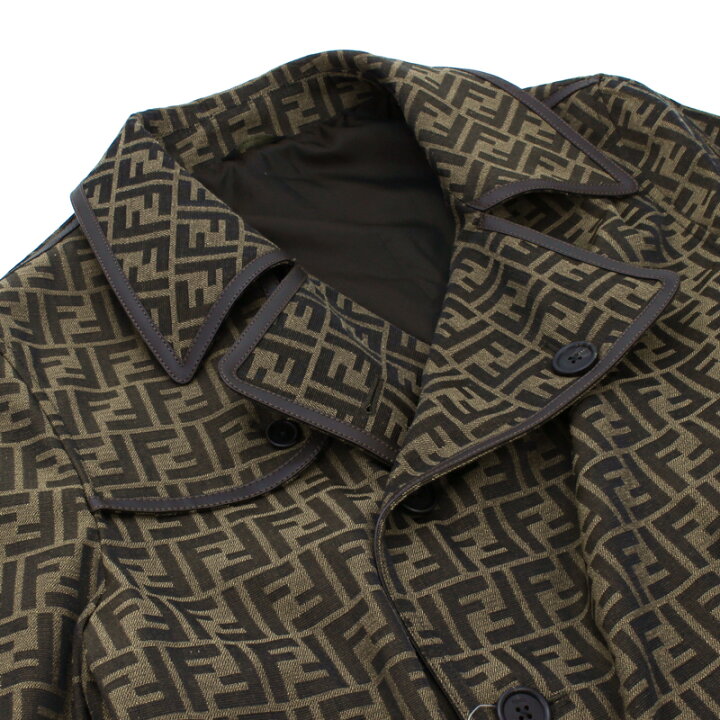 楽天市場】フェンディ FENDI トレンチコート ロングコート CAPPOTTO  