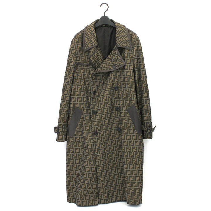 楽天市場】フェンディ FENDI トレンチコート ロングコート CAPPOTTO  