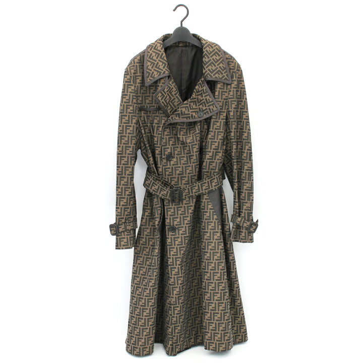 楽天市場】フェンディ FENDI トレンチコート ロングコート CAPPOTTO 
