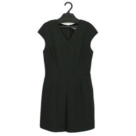 ストックプライス ヴィンス vince ノースリーブワンピース ミニドレス インバーテッドプリーツVネックドレス Inverted Pleat V-Neck Dress 357 66063 レディース フレンチスリーブ ショート丈 無地 シンプル フォーマル スカート部分裏地付き