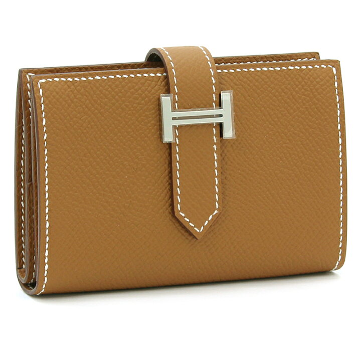 楽天市場】エルメス ベアンミニTPM ヴォーエプソン 二つ折り財布  