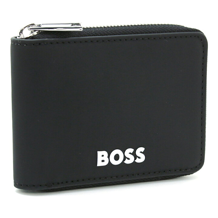 楽天市場】ヒューゴボス HUGO BOSS 二つ折りラウンドファスナー財布  